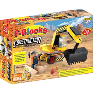Furkan Toys F-Blocks Inşaat Parçalı Setler 176 Parça