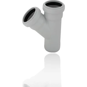 Pvc 50/50 Tek Çatal Atık Su Borusu