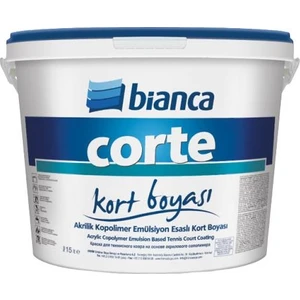 Corte Tenis Kortu Boyası Sarı 15 lt