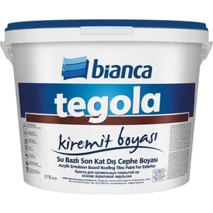Tegola Kiremit Boyası 15 lt Siyah