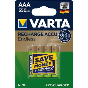Şarj Edilebilir Accu Aaa 550 Mah İnce Şarjlı Pil 4'lü