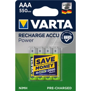 Recharge Accu Power Aaa 550 Mah Ince Şarjlı Pil 4'lü