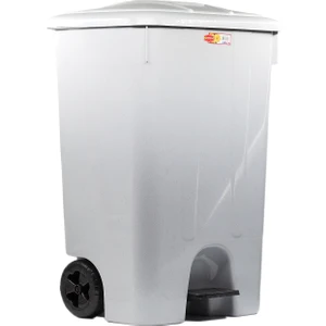 Pedallı Çöp Kovası Gri 85 lt