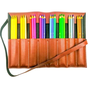 Koh-I Noor Mondeluz Aquarell Boya Suluboya Kalemi 24 Renk Deri Çantalı Set