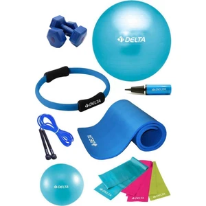 PTS 10 mm Minder 75 cm Pilates Topu Çemberi 2 kg Dambıl Seti
