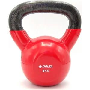 3 Kg. Çaydanlık Tipi Kırmızı Demir Dambıl - Kettlebell
