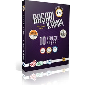 Paraf Yayınları AYT Eşit Ağırlık Sözel 10 Hamlede Başarı Kampı + 2 AYT Denemesi