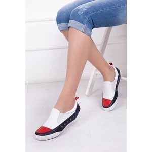 Trc50-0502 Deri Tommy Günlük Kadın Sporayakkabı