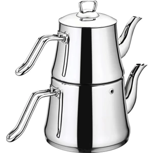 Piramit Sade 2,75 Litre Paslanmaz Çelik Çaydanlık No:2