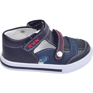 Kiko Şb 2244 49  Erkek Çocuk Bebe Ayakkabı Sandalet Siyah Lacivert