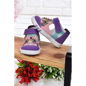 Kiko Şb 2211 16  Kız Çocuk Ilk Adım Ayakkabı Sandalet Mor