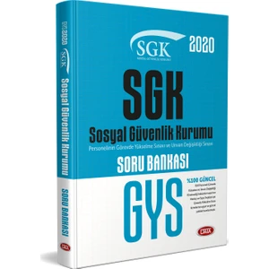 Data Yayınları SOSYAL GÜVENLİK KURUMU SGK  GYS SORU BANKASI