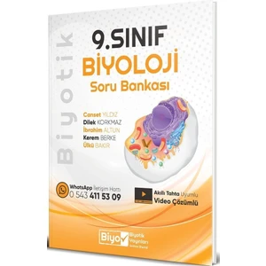 Biyotik Yayınları  9.Sınıf Biyoloji Soru Bankası