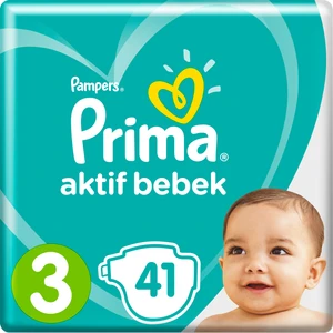 Bebek Bezi Aktif Bebek 3 Beden 42 Adet Midi Paketi