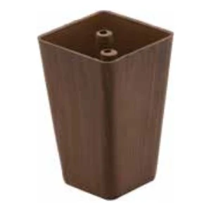 Gürçay Hırdavat Mobilya Ayağı Plastik Kare Kahve 10 cm 4'lü