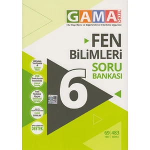 Kurmay Yayınları Gama 6.Sınıf Fen Bilimleri Soru Bankası