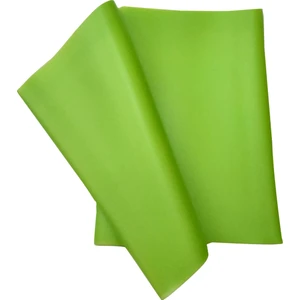 Yeşil Pilates Lastiği Orta Üst Direnç 120 cm x 15 cm x 0.45 mm