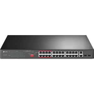 TL-SL1226P, 24-Port 10/100Mbps + 2-Port Gigabit PoE+ Switch