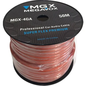 Megavox 4ga Profesyonel Amfi Kablosu 50 m