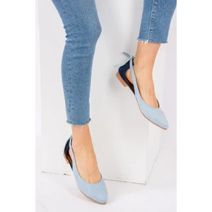 Fox Shoes MaviLacivert Kadın Babet H726324002