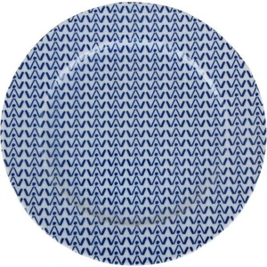 Blue Desen5 Düz Tabak 24 cm