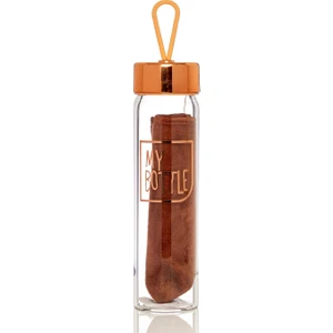 My Bottle Matara  Kahve Kılıflı Bronz