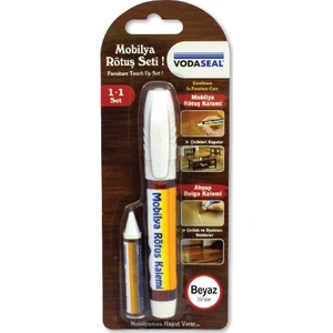 Mobilya Rötuş Kalemi  Beyaz 1+1