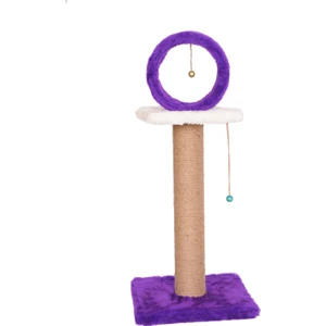 Cat Hause Kedi Tırmalama T6 Çemberli Mor 78 cm