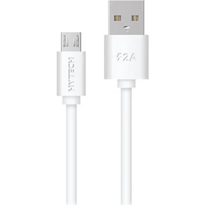 HY-X83 1m 2A Micro USB Data ve Şarj Kablosu Beyaz