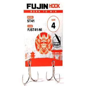 ST41 #4 Nickel Üçlü Maket Balık Iğnesi