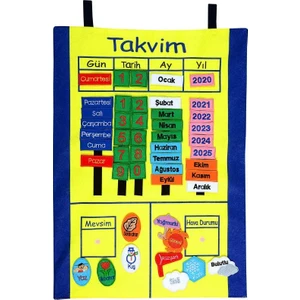 Anki Toys Cırtlı Takvim Pano