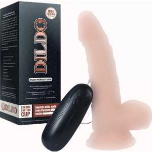 Yumuşak Esnek Yapılı Hunk 15 cm 10 Modlu Titreşiml Realistik Dildo