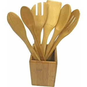 Bamwood Ravioli Mix 6 Parça Masali Kasik Seti