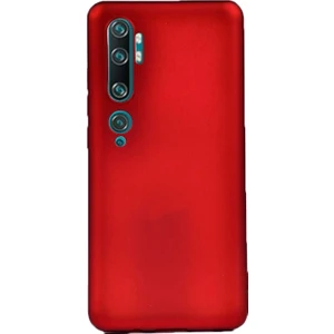 Xiaomi Mi Note 10 Pro Kılıf Premier Silikon Esnek Koruma Kırmızı