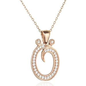 By Barun Ö Harfi Kolye Rose