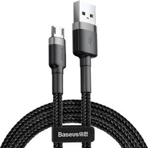 Camklf-Ag1 Cafule Micro USB 2.4A Data ve Şarj Kablosu 0.5m - Siyah