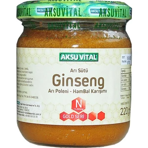 Aksu Vital Arı Sütü Ginseng Polen Bal Karışımı 220 gr
