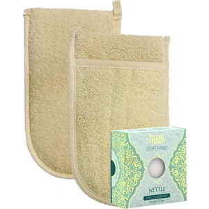 Ipek Naturel Kabak Lifi Kese Çift Taraflı El Geçmeli + Isırgan Sabunu Banyo Hamam Kesesi Spa Seti