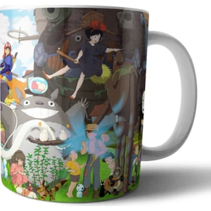 Studio Ghibli (Hayao Miyazaki, Totoro, Kiki, Ponyo) Kupa Bardak