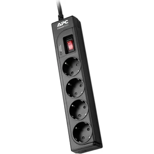 Schneider Electric APC P43B-RS 4 Çıkışlı Akım Korumalı Priz 918J Siyah