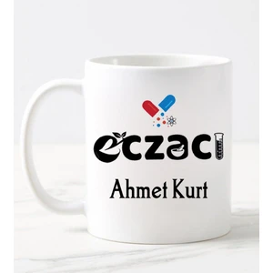 Nil Hediye Eczacı Kupa Bardağı Beyaz