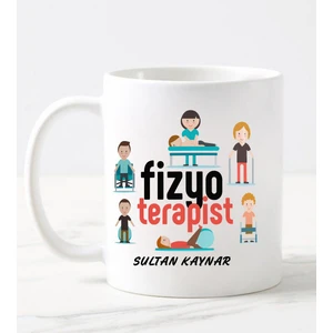Nil Hediye Fizyoterapist Kupa Bardağı Beyaz