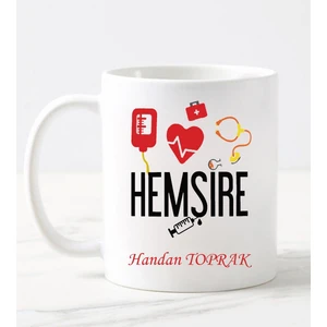 Nil Hediye Hemşireye Özel Kupa Bardak