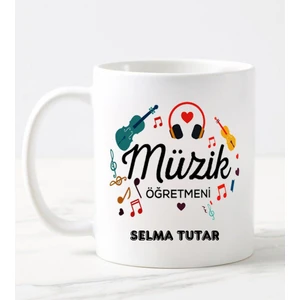 Nil Hediye Müzik Öğretmeni Kupa Bardağı