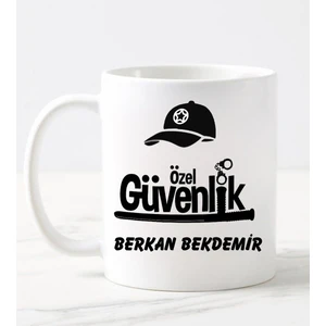 Nil Hediye Özel Güvenlik Kupa Bardağı Beyaz