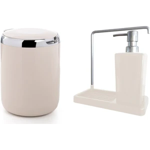 Pasifik Luna İki Parça Mutfak Seti Bej