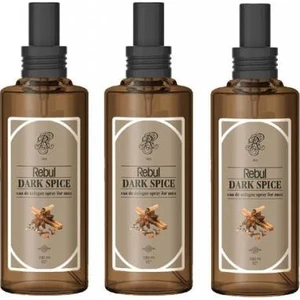 Dark Spice Spreyli Cam Şişe Kolonya 3'lü 100 ml