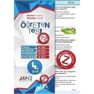 Analiz Yayınları 4.Sınıf Yaprak Test