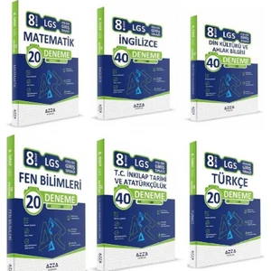Azza Yayıncılık 8. Sınıf Deneme Seti Yeni Nesil Sorular