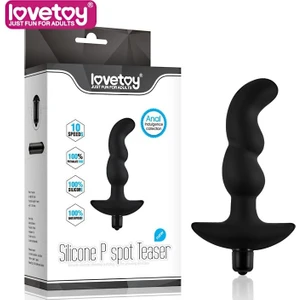 Vibratörü ve Anal Plug Silikon Dokulu Titreşimli
